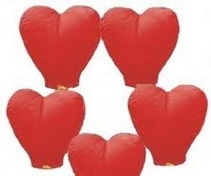 kalp dilek balonu sat Ankara sancaktepe 0 850 885 27 95
